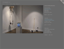 Tablet Screenshot of christopherlinstudio.com